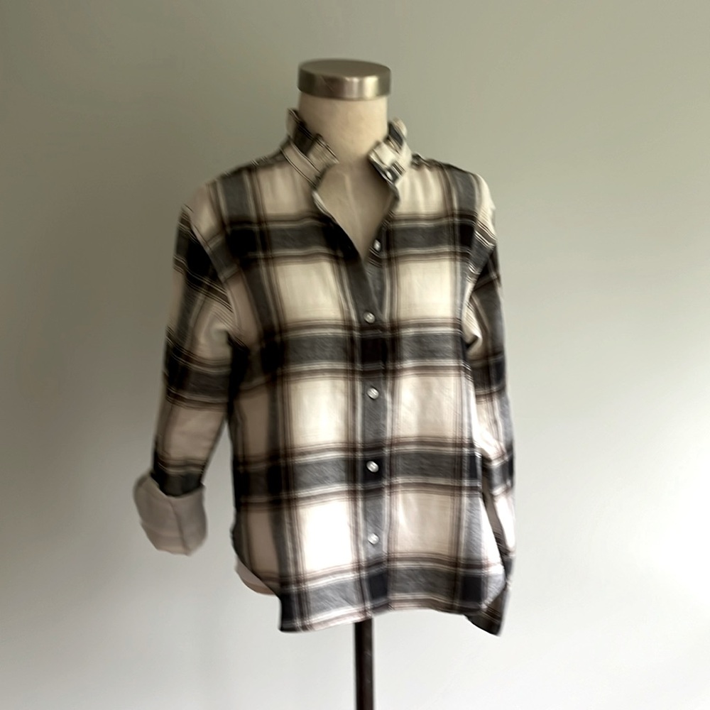 Banana Republic plaid flannel shirt